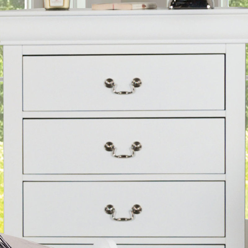 Commode style transitionnel 1pc, Blanc