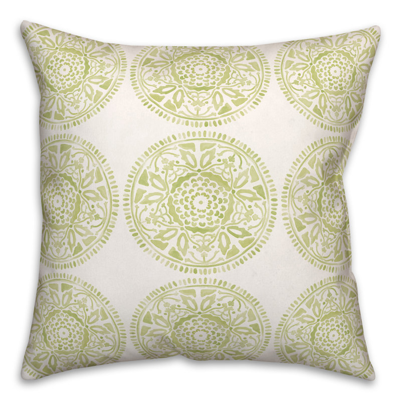 Housse et insert de coussin extérieur d'extérieur, Vert
