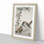 Sparrow Birds and Plants by Ohara Koson - Framed Print-55619678-55619679