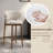 25.59"Home Use Upholstered High Back Bar Stool