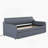 Upholstered Daybed With Trundle And USB Charging Design