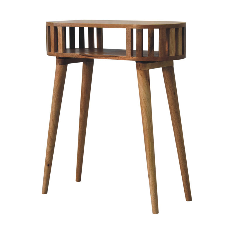 Jettie 70cm Solid Wood Console Table