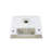 The Renovators Supply Inc. 12.75'' Gloss White Vitreous China Square Bathroom Sink with Overflow