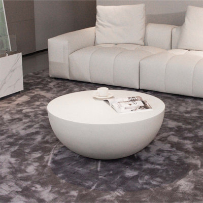 CHRONOS Round Concrete Coffee Table 87 x 87 x 35.6 cm