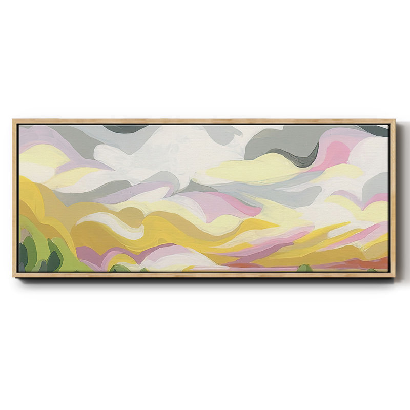 Valley Swirl I - toile encadrée, H 20 po x l 50 po