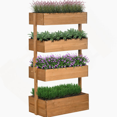 Versatile Vertical Garden Planter For Outdoor Plants And Herbs