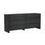 Commode 72 "en gris anthracite Linda (6 tiroirs)-329972361