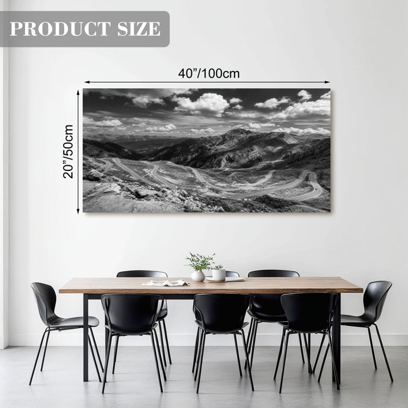 Canvas Wall Art Pass Wall Decor for Living Room Bathroom Bedroom Office 20"H x 40"W Art Paintings, Ready to Hang