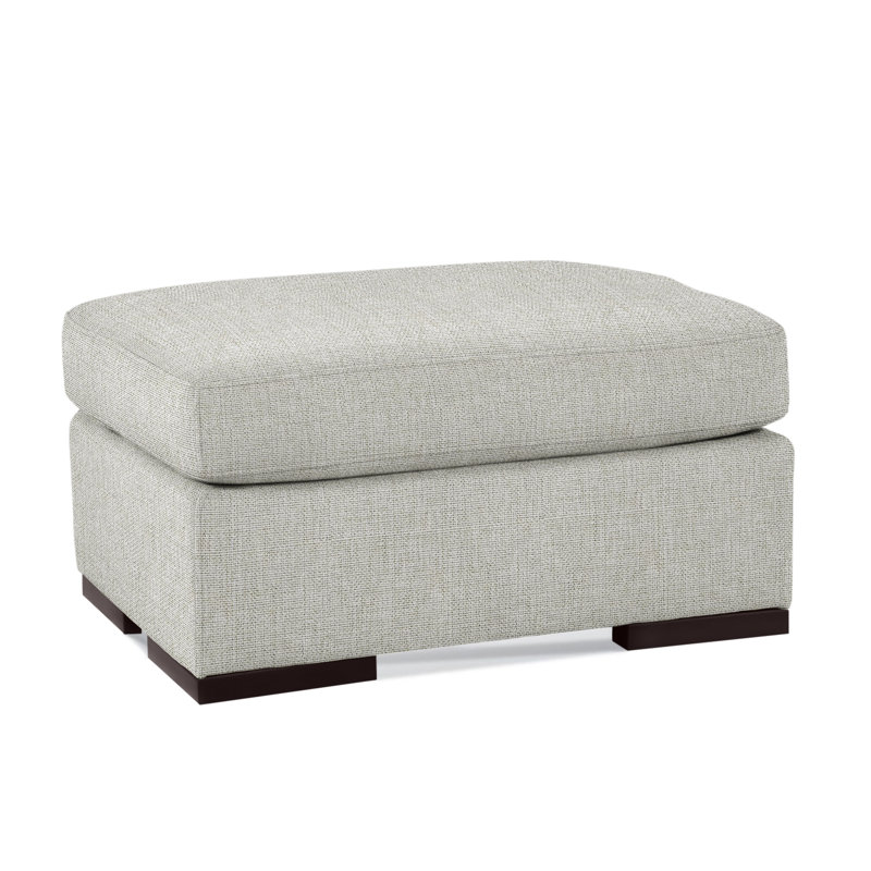 Memphis Ottoman, Java, Brown Geometric, 0456-33