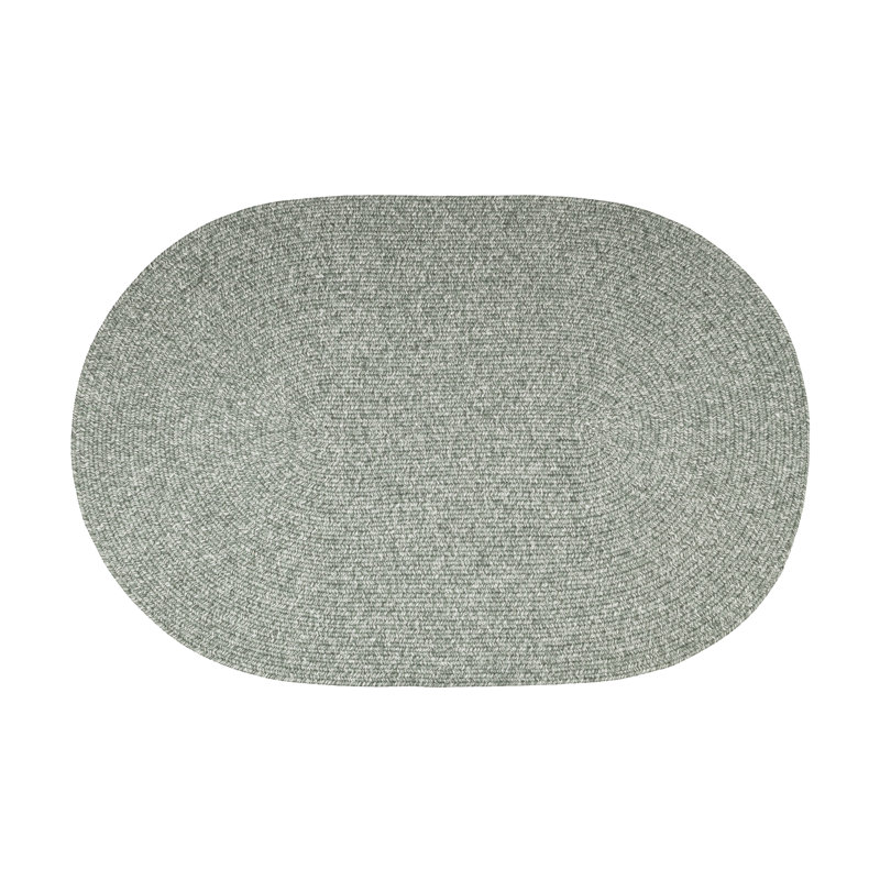 Tapis intérieur / extérieur tressé Happel Dusty, Ovale 8 pi x 11 pi