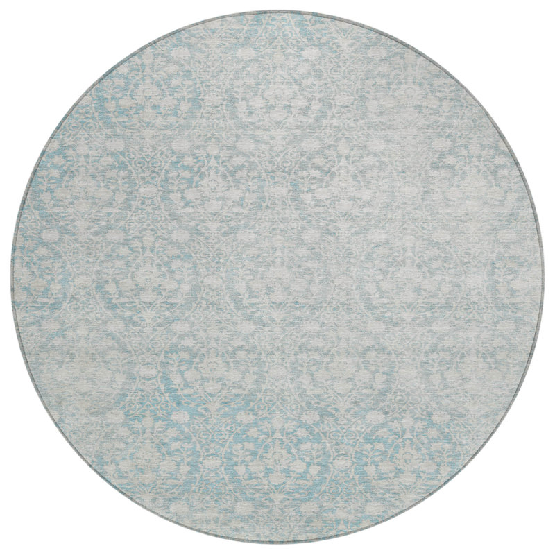 Tapis rond lavable 8 po