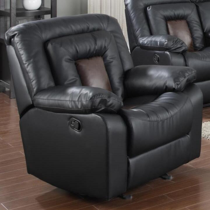 Fauteuil inclinable manuel Alice, Noir