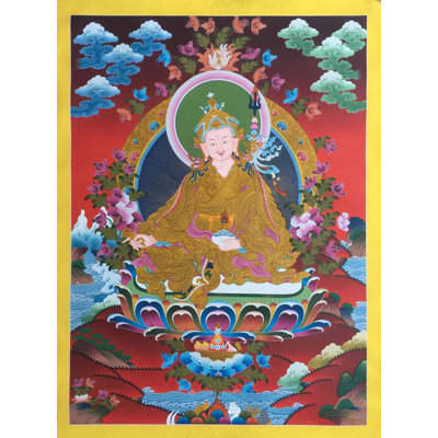 Guru Rinpoche/Guru Padmasambhava Thangka (Brocadeless Thangka)