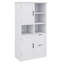 Armoire de rangement pour salle de bain avec portes et tiroirs