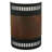 Elements Copper Flush Mounted Sconce