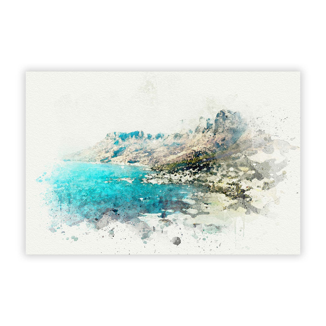 Cape Town in South Africa - Frameless Print