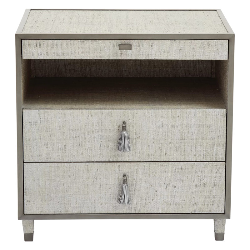 Bedside Chest, Silver
