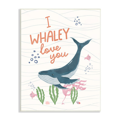 «Whaley Love You» par Nina Blue - peinture
