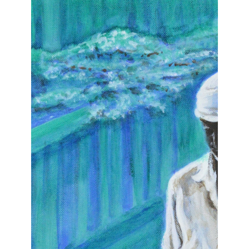 Hard Worker Men - Peinture acrylique | Acrylique sur toile | Par Usha Shantharam