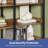 Bookshelf 6 Tier with 4 Hooks and fence, etagere bookcase with Open Shelves-988768872