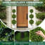 Paquet de 2 arbres sphériques artificiels 4pi - pots à trois sphères | Porte d'entrée extérieure et porche