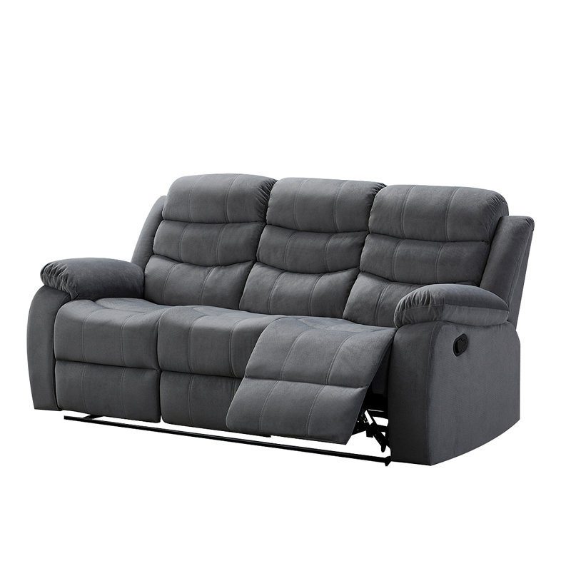 Canapé inclinable de massage lombaire - Relaxation, regarder la télévision et faire la sieste, pour le salon / salle familiale, tissu en polyester avec structure en bois massif et système de rail en acier