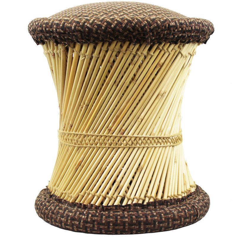 Tabouret d'appoint Barkhamsted Reed, Marron foncé