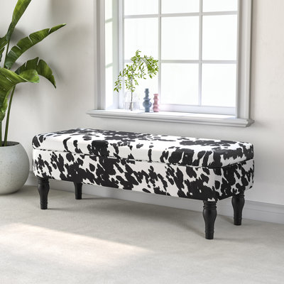 Bruner Velvet Upholstered Storage Bench