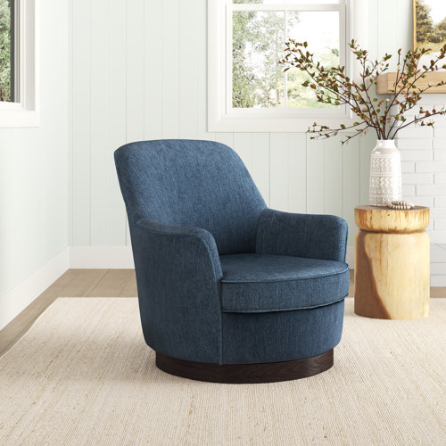 Sand & Stable Zhang Upholstered Swivel Armchair & Reviews | Wayfair