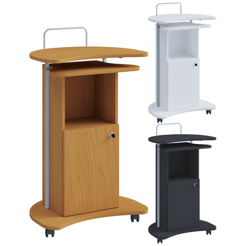 Truby 111cm Full Podium with Wheels, Light brown