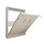 Grand lit escamotable vertical standard multifonctionnel, cadre de lit gris, lit escamotable pliant peu encombrant pour le salon
