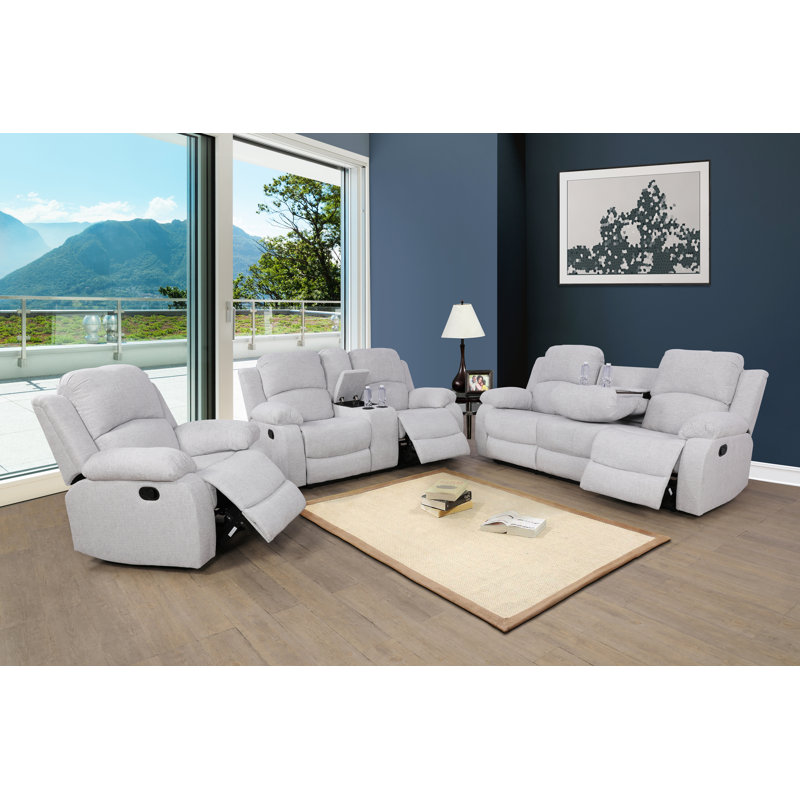 Ensemble de salon inclinable 3 pièces Aricel