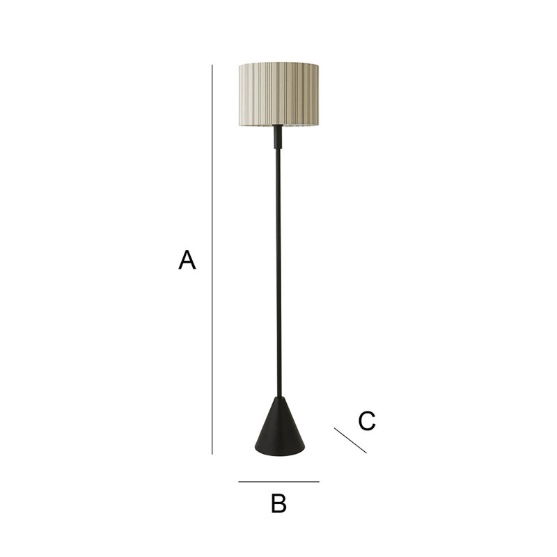 131.5 H cm Matte Traditional Floor Lamp