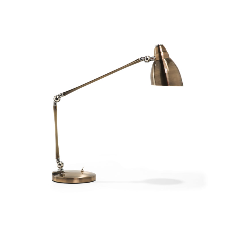 Andenwood Metal Desk Lamp, Brass