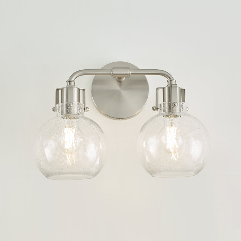 Clara 2 - Light Vanity Light, Satin Nickel