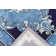 Tapis bleu marine Ramsel
