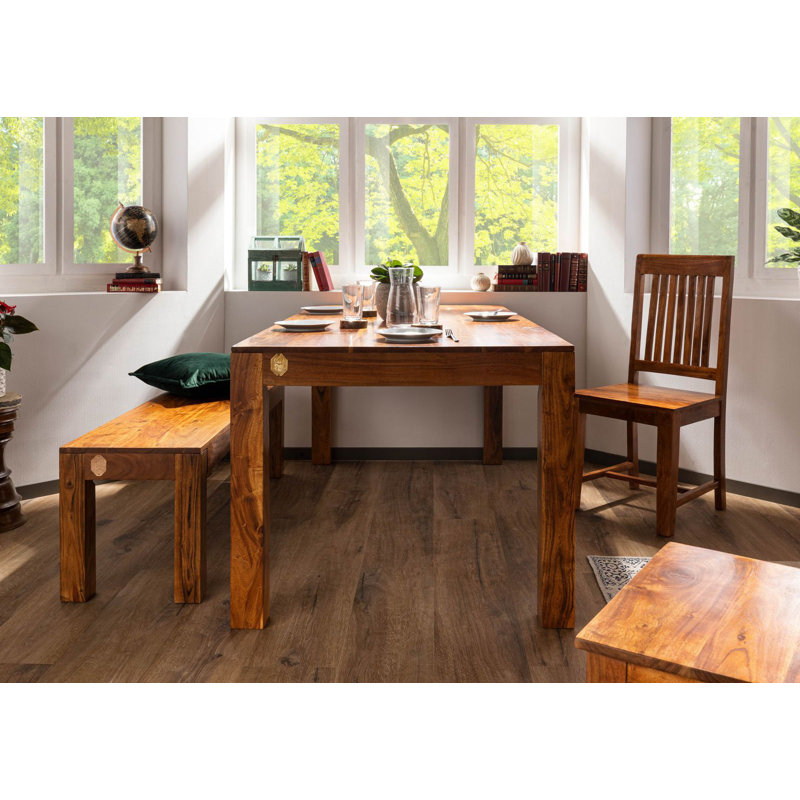 Oxford Acacia Solid Wood Dining Table, H76 x L160 x W90cm