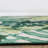 Contemporary Tropical Floral Leaves Non Slip Area Rug-616402919