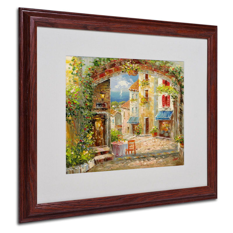 " Capri Isle " by Rio, Brown, 16" H x 20" W x 0.5" D