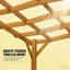 Pergola arquée, treillis de jardin pour l'extérieur