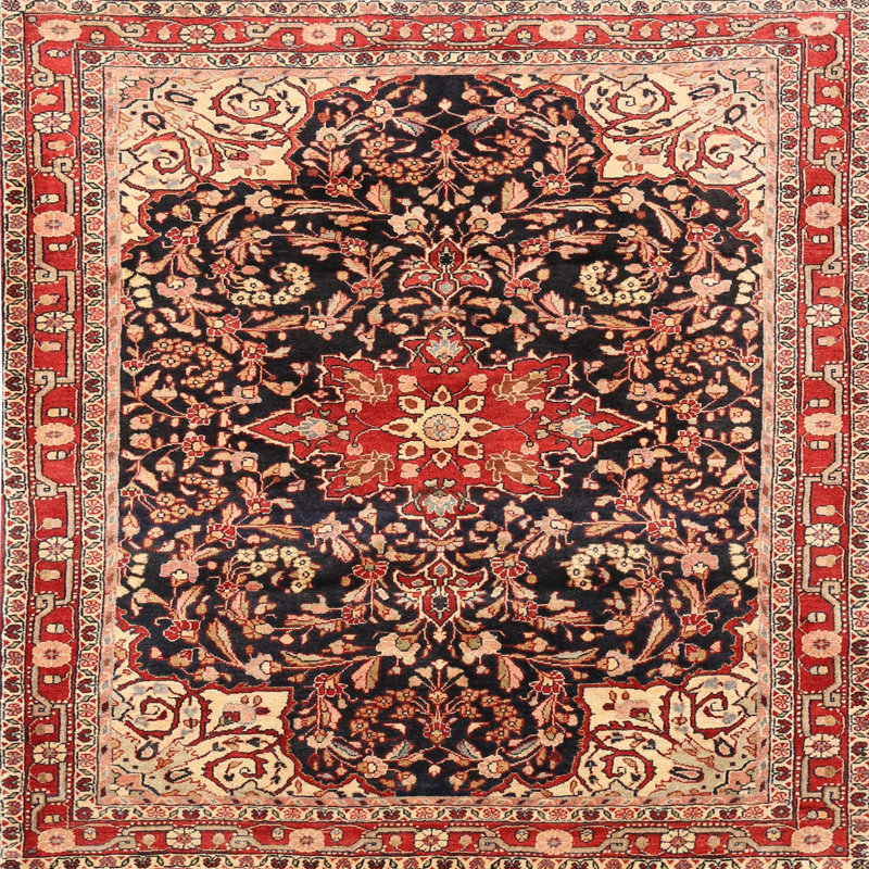 Oriental Indoor Rug, Square 3'