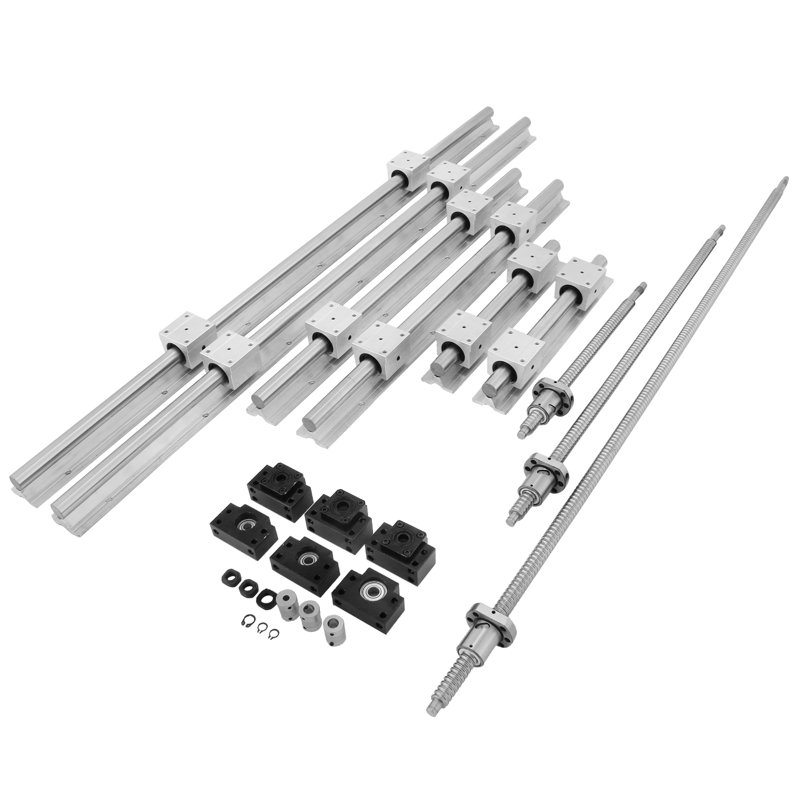 Linear Rail, Ballscrew x 3, RM1605-350mm 650mm 1050mm x 2 Linear
