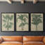 «Burlap Palm Silhouette I», toile tendue avec châssis sur mesure - 3 pièces-1540726534-1540726533