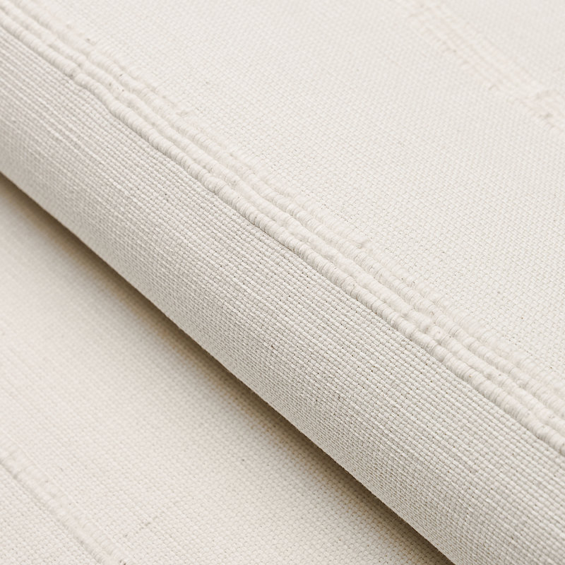 Tissu à rayures Cambaya tissé à la main, Blanc