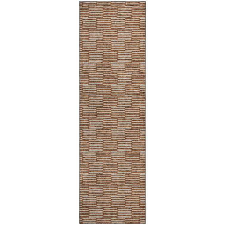Premium Machine Washable Prisco Paprika Rug