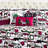 Merry Town White/Green/Red Microfiber Reversible Comforter Set-832162594