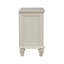 Table de chevet Charmant 3 blanc crème avec plateau escamotable amovible Mécanisme rétractable élégant