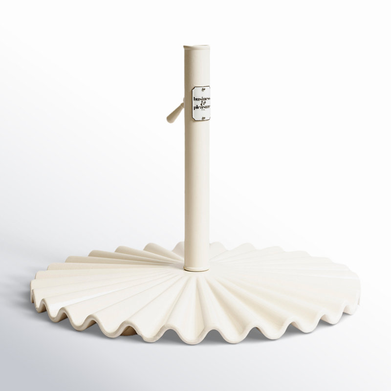Base The Clamshell - 55 lb, Blanc antique