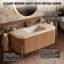 Meuble-lavabo mural simple 30 po avec plateau en marbre-380982478