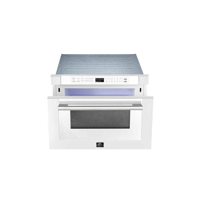 Tiroir à micro-ondes 24 po Forno Espresso Capoliveri, blanc, 1,2 pi³, 900 watts, Blanc